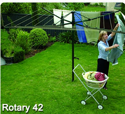 rotary 42 folding head clothesline