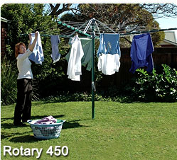 rotary 450 folding head clothesline