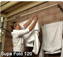 supa fold 120 folding clothesline
