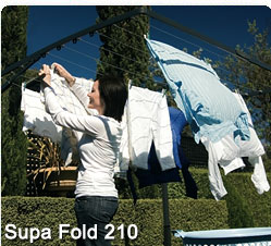 supa fold 210 folding clothesline