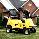 Recharge Mower electric riding lawn mower