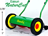 Easun NaturCut Classic manual push reel mower