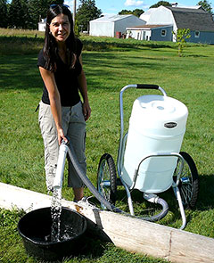 Image of Classic watering cart for plants