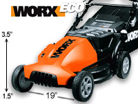 WorxECO 24V cordless electric mower