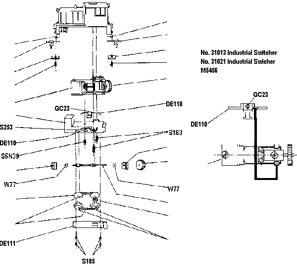 GILBERT American Flyer HO Trains Parts List